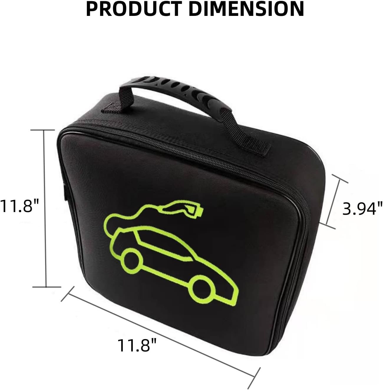 EV Cable Organizer Bag, Jumper Cable Bag, Storage & Organizer for Cables,Cords,and Hoses, Portable EV Chargers Cable Storage Bags, Electric Car Charger Case for EV Cable - Image 2
