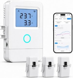 WiFi Home Energy Monitor with 3 80A...