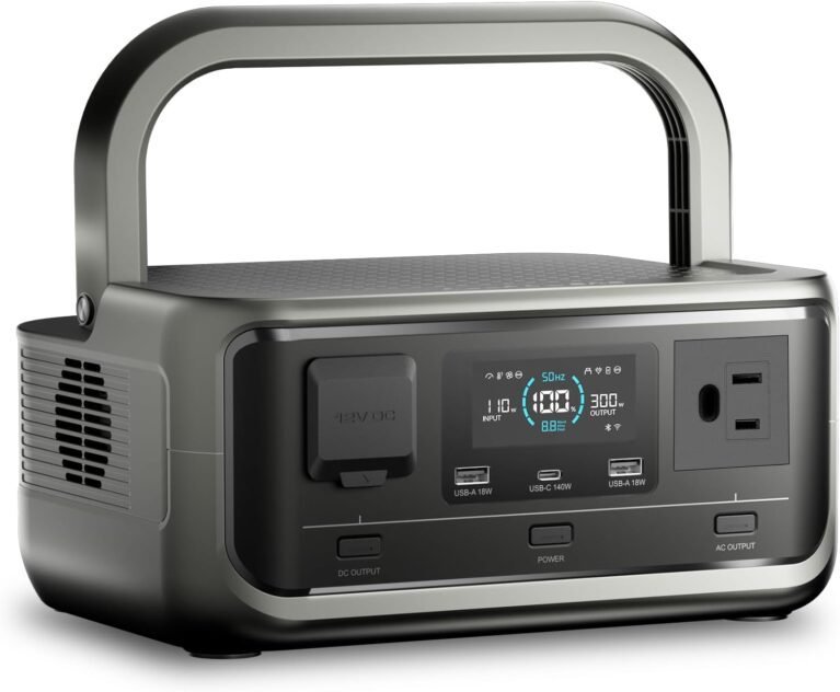 ALLPOWERS VOLIX P300 Portablet Power Station, 256Wh/300W Solar Generator | 4000 Charge Cycles LiFePO4 Battery,