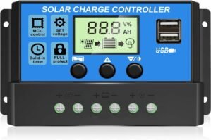 [Upgraded] 30A PWM Solar Charge Con...