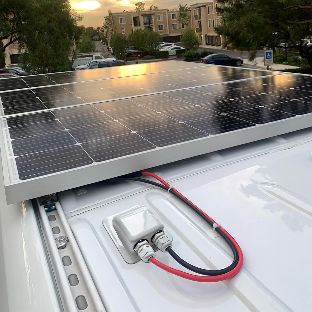 Weatherproof ABS Solar Double Cable Entry Gland | for All Cable Types 2mm² to 6mm² for Solar Project on Rv, Campervan, Boat - Image 8