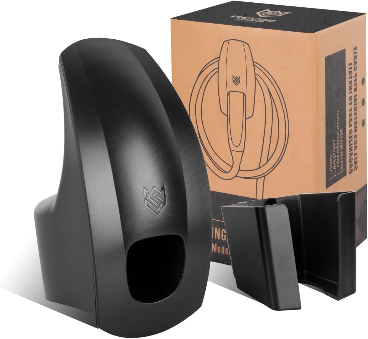 SEVEN SPARTA Charging Cable Holder Wall Mount for Tesla Charger, Black | with UMC Holder, Cable Organizer for Save Garage Space, For Tesla Model 3 Y X S Cybertruck Mobile & Wall Connector - Image 7