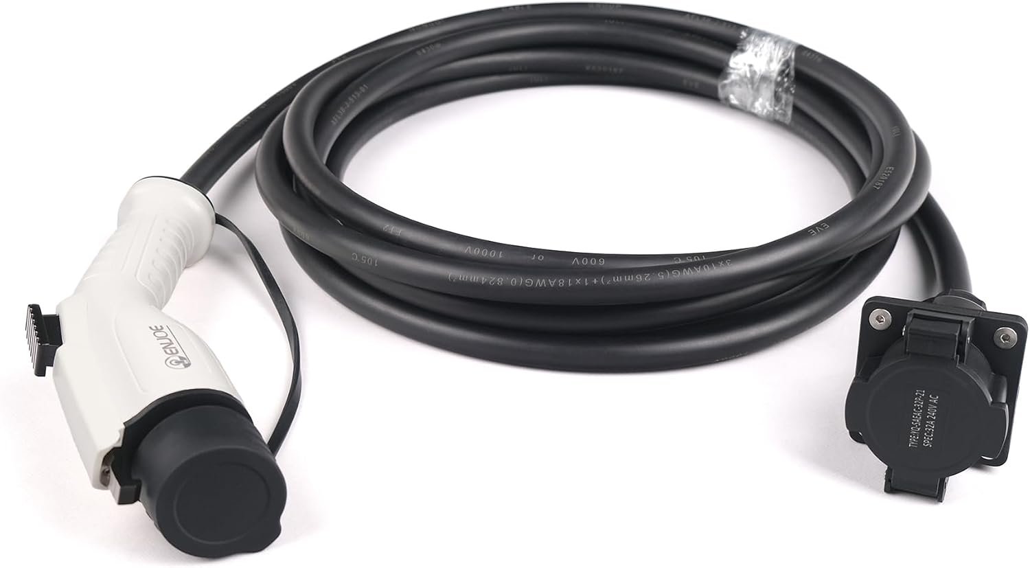 ENJOE EV Charger Extension Cable, 32Amp, 110V-240V 21ft Extension Cord for Electric Vehicle Charging Stations, Carrying Bag, EV Charging Extension Cable - Image 6