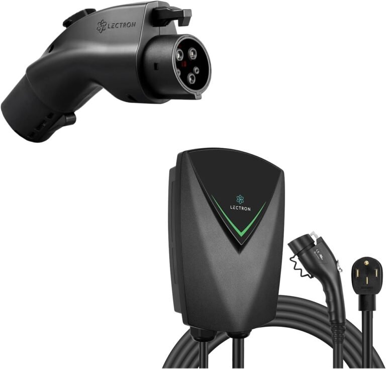 Lectron Bundle - Tesla to J1772 EV Charging Adapter & J1772 Level 2 EV Charger, UL2594 Certified (ETL Listed), 40A 240V Nexus EV Charging Station