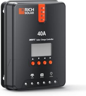 RICH SOLAR 40 Amp 12V/24V DC Input ...