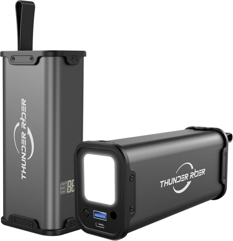 Portable Power Station 99Wh(27000mAh) 70W(140W Peak) 1.3lb Solar Power Bank | Small Generator with 110V AC & PD Fast Charging, Lithium Battery Power Bank for Home Camping Office Blackout Emergency