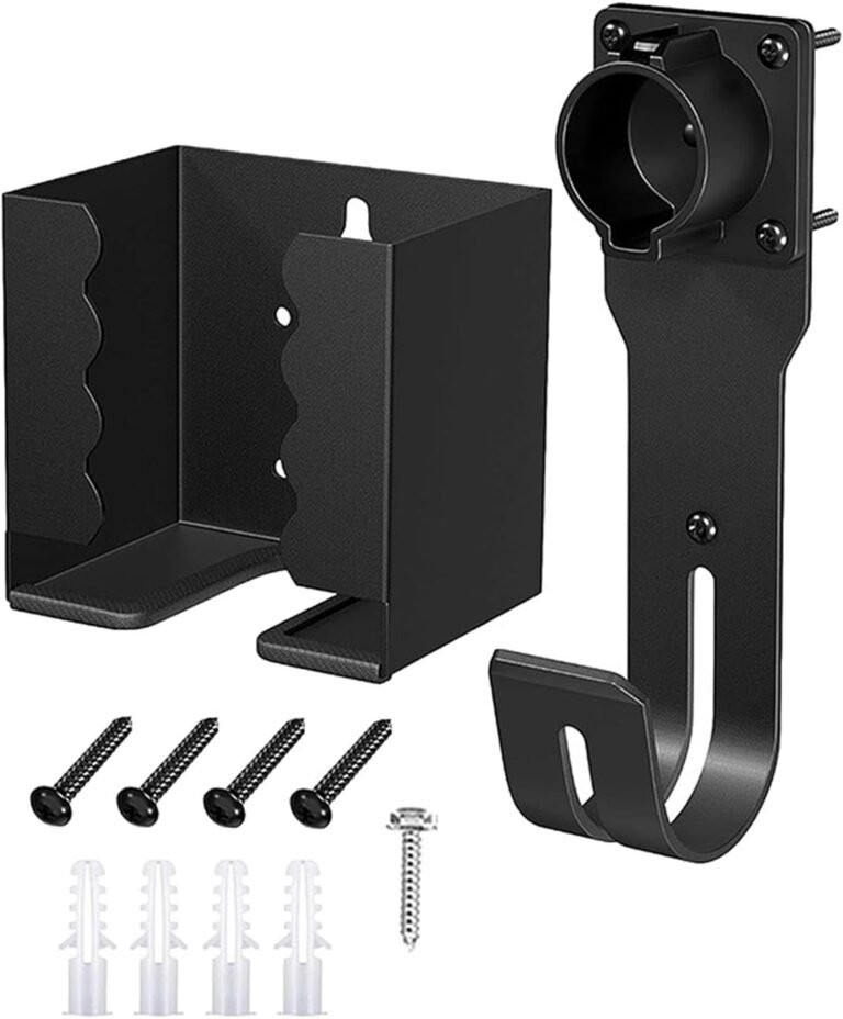 EV Charging Holder Set,EV Charging Cable,Organizer Steel Accessories,EV Charging Wallbox for Indoor Outdoor Electric Car