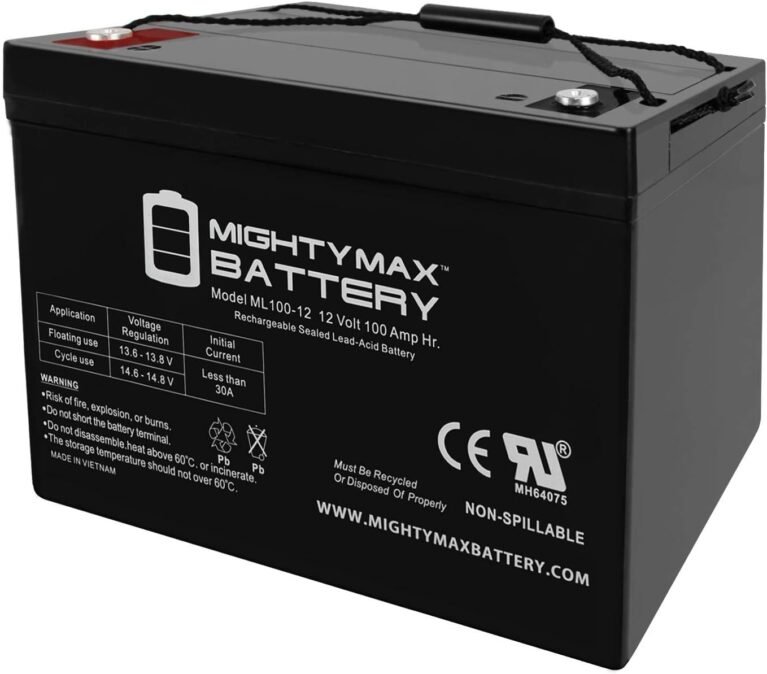 Mighty Max Battery 12V 100AH Battery for Solar Wind DEEP Cycle VRLA 12V 24V 48V
