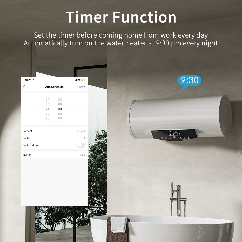 eMylo 63A Single-Phase WiFi Energy Meter with LCD & Leakage Protection | AC 80–400V; Smart Life/Tuya; Alexa & Google Home; timer; leakage & overload protection - Image 6