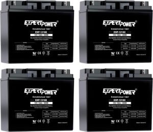 ExpertPower 4 Pack EXP12180 12V 18A...