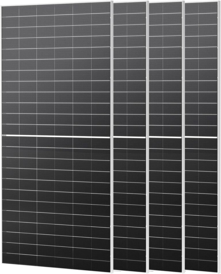 Renogy Bifacial Solar Panel 2360W N-Type 16BB, 25% High Efficiency | Double-Sided Design, 4PCS 590 Watt Solar Panels for RV Marine Rooftop Home Boat Farm Shed Camper Off-Grid Systems, IP68
