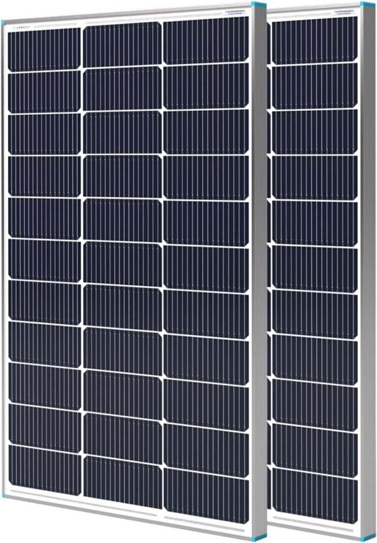 Renogy Solar Panels 100W 2PCS, N-Type Solar Panel 25% High-Efficiency 16BB | 200 Watt Solar Panel for 12V Battery Systems, IP67 PV Module for RV Marine Rooftop Farm Trailer Cabin Home Off-Grid