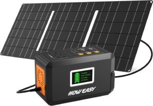 HOWEASY Solar Generator 120W，Port...