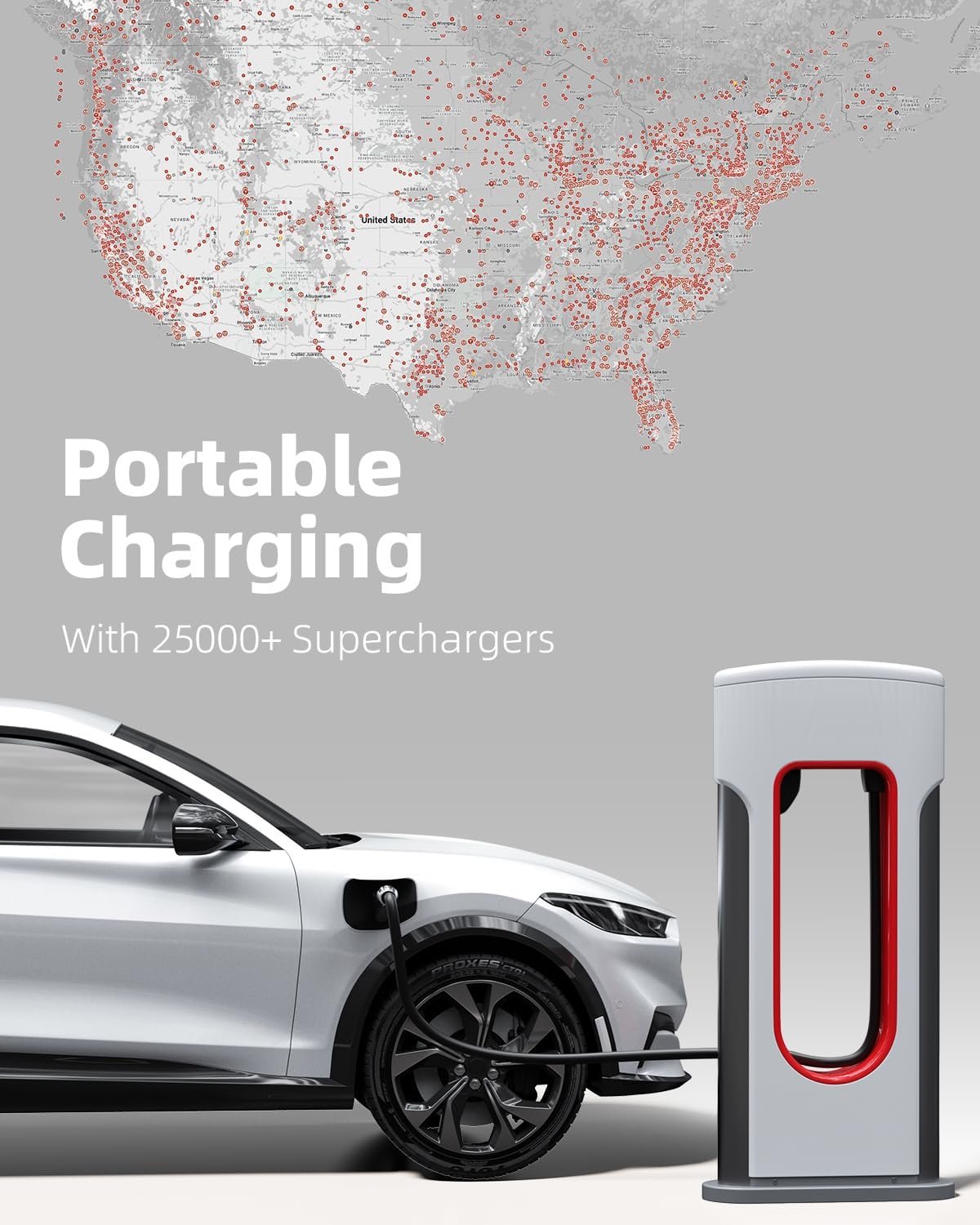 FOCSPROD for NACS to CCS Adapter with Interlock, Max 500A 1000V Fast Charge for Tesla Supercharger Adapter, CCS1 Electric Vehicle Charger Compatible with Tesla Superchargers -UL 2252 - Image 5