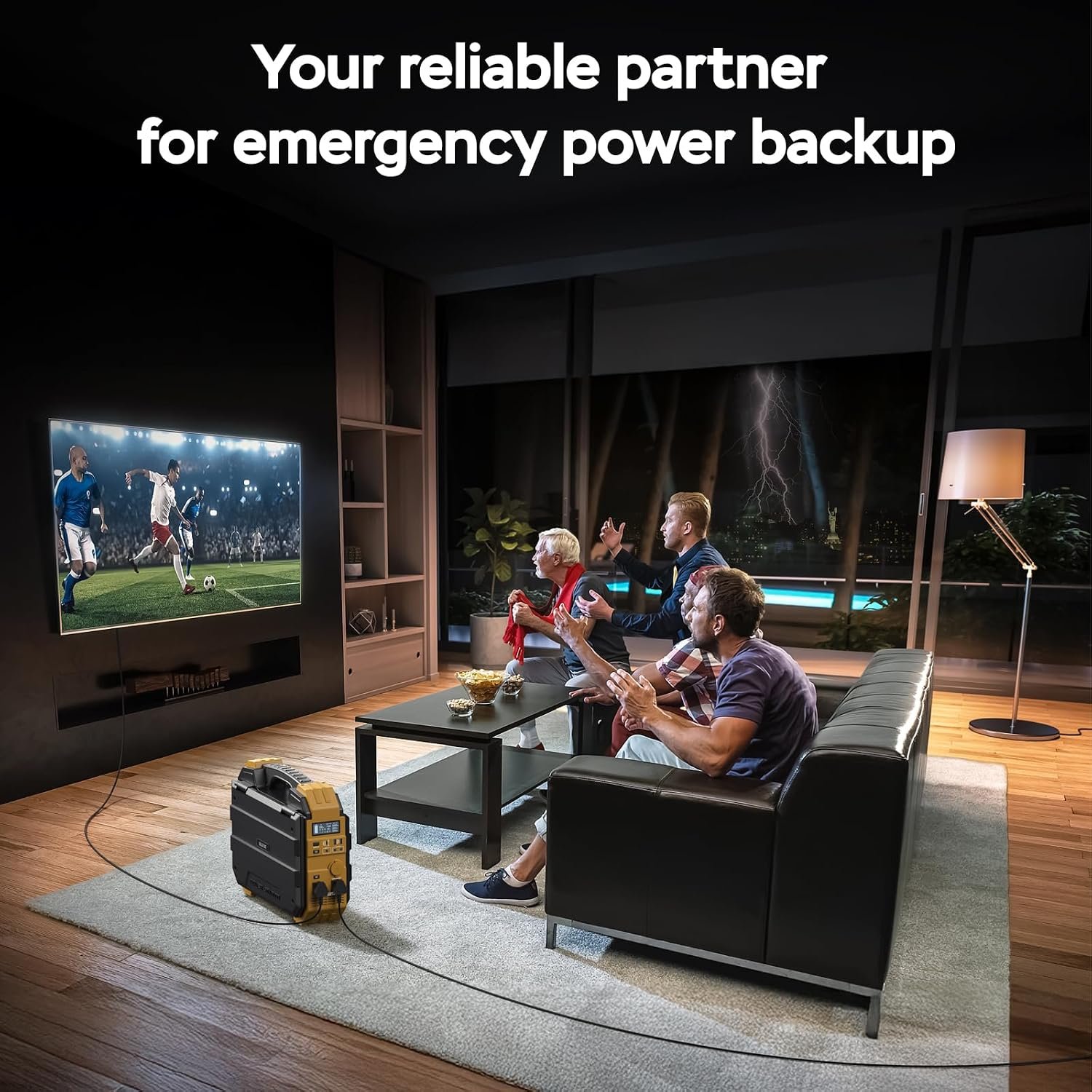 BLAVOR Portable Power Station 1600W (Peak 3200W), Built-in Solar Panel, 1024Wh LiFePO4 Battery, 100W USB-C Fast Charge, Solar Generator for Home Backup, Camping, Power Outages & RV - Image 6