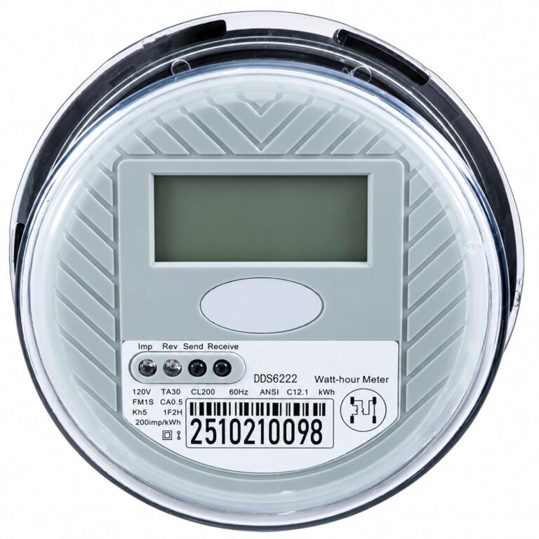 120V Electric Voltage Meter - Home Energy Monitor | 2-Wire, CL200 4-Jaw, Digital Electricity Usage Monitor with LCD Display, ANSI C12.1 for Home and RV Power Consumption
