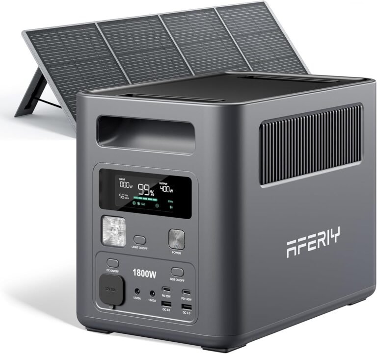 AFERIY Portable Power Station 1024Wh&200W Solar Panel,Solar Generator Kit