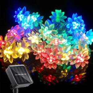ITICdecor Solar Flower String Light...