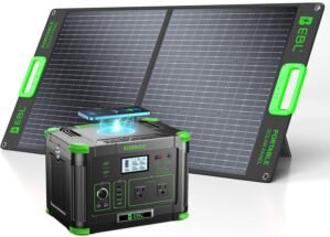EBL 519.48Wh Solar Generator Kit wi...