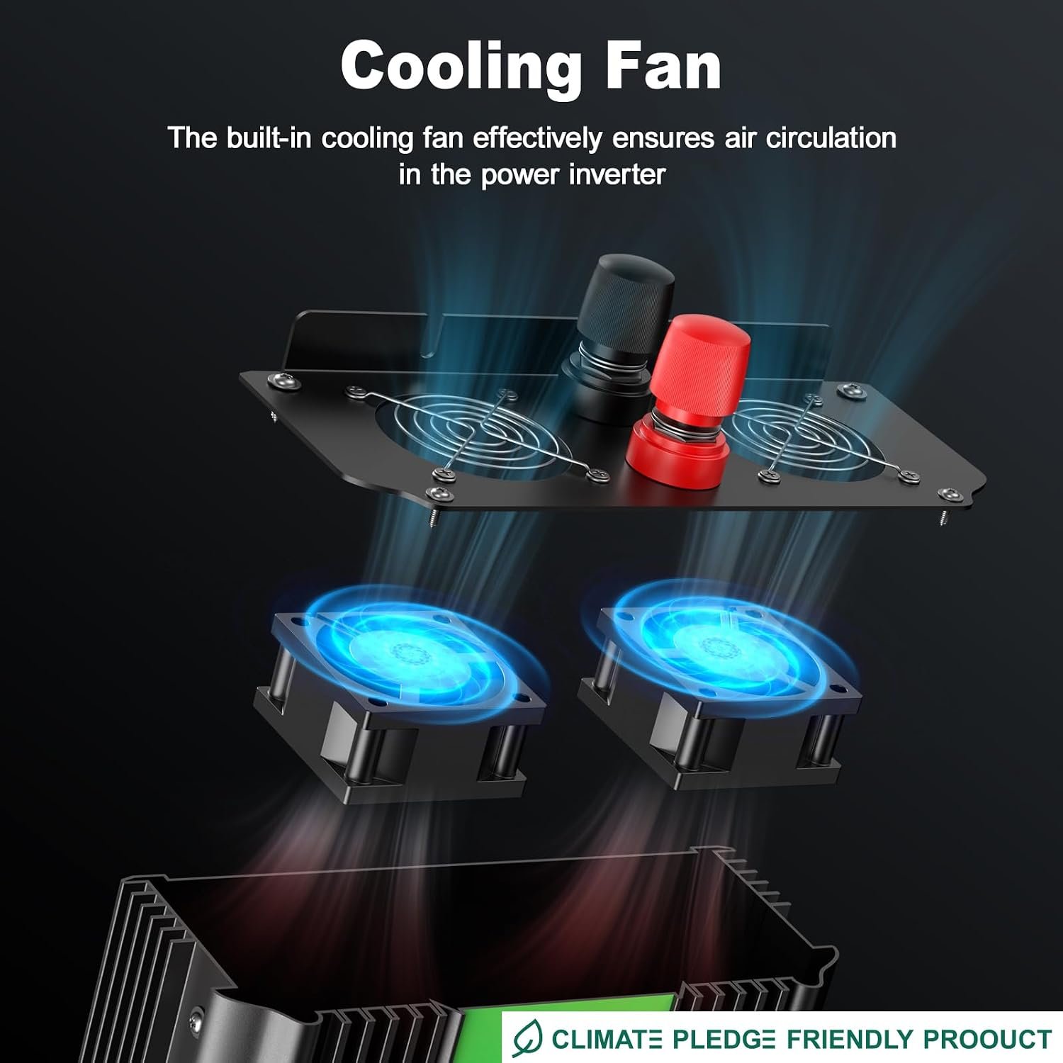 3000W Power Inverter 12V DC to 110V/120V AC Converter, 6000W Peak RV Use | LCD Display & Remote Control, Dual AC Outlets,3.4A USB Port for RV, Truck, Solar System, Emergency Backup, Camping,Off-Grid - Image 5