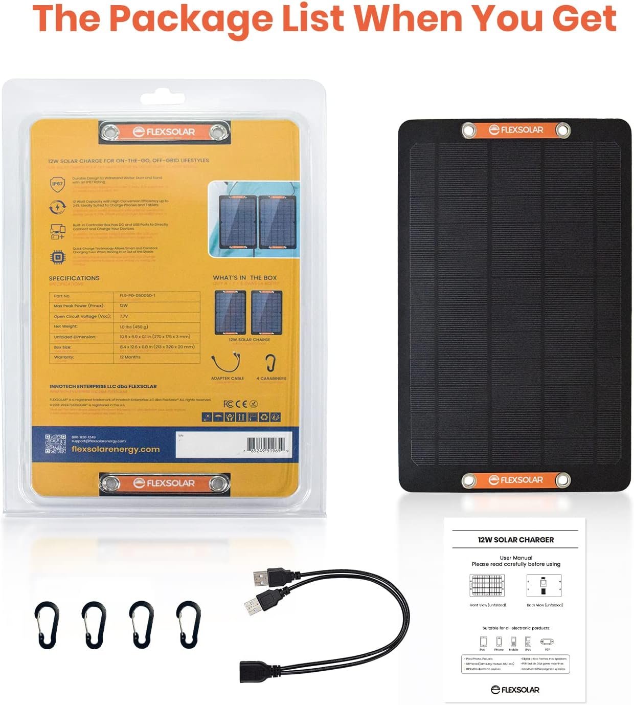 2pcs USB Solar Panel 6W 5V Monocrystalline Mini Solar Panels with USB 2.0 Port,Waterproof IP67 Lightweight Backpack Solar Charger for Mini Fan,Cellphone,Bicycle,Security Camera and Outdoor - Image 9