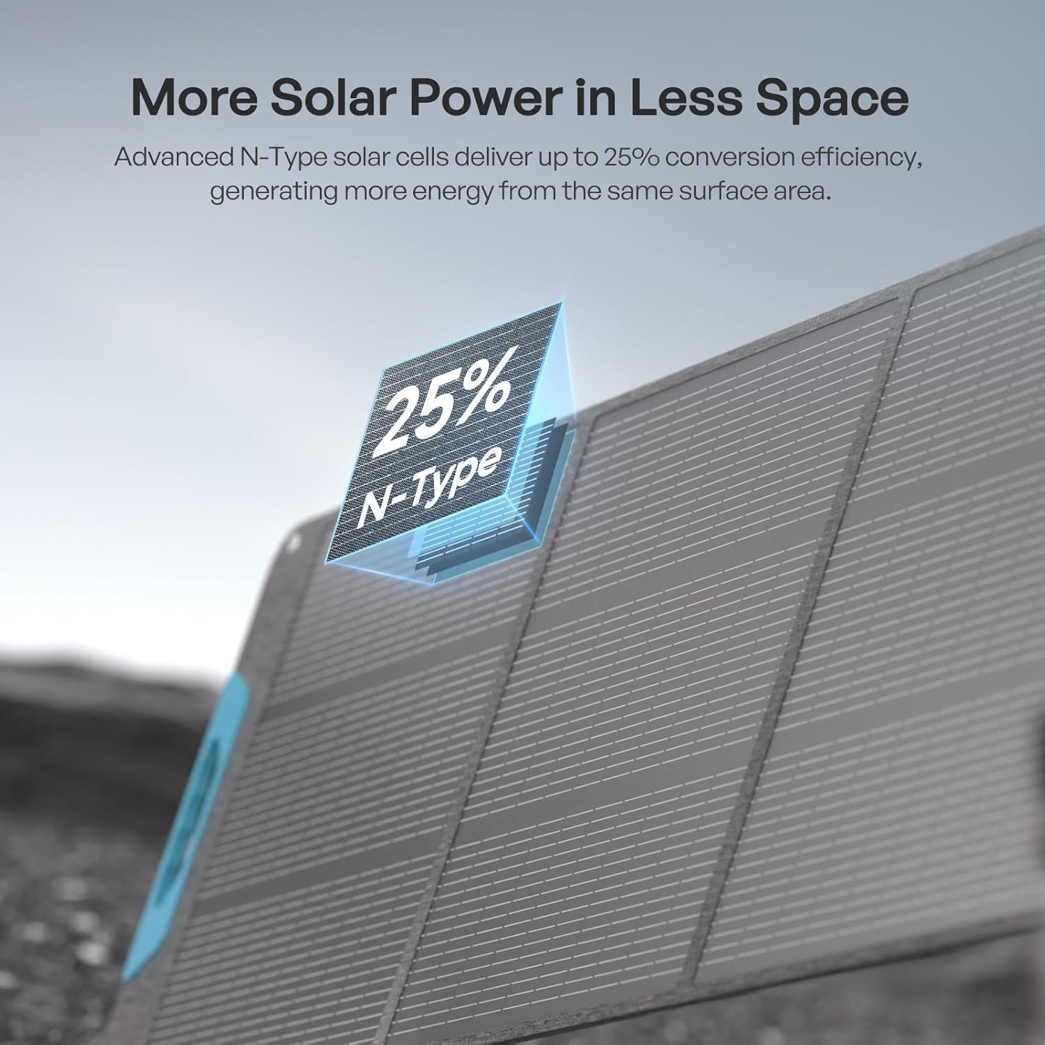 Renogy 200W Portable Solar Panel, IP65 Waterproof Foldable Solar Panel Power Backup, Solar Charger for Power Station RV Camping Off Grid | N-Type 200 Watt Foldable Solar Panel with Kickstand, Lightweight USB-A/Type-C Outputs, for Camping, RV, Blackout, Off-Grid - Image 2