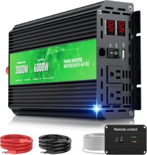 3000W Power Inverter 12V DC to 110V...