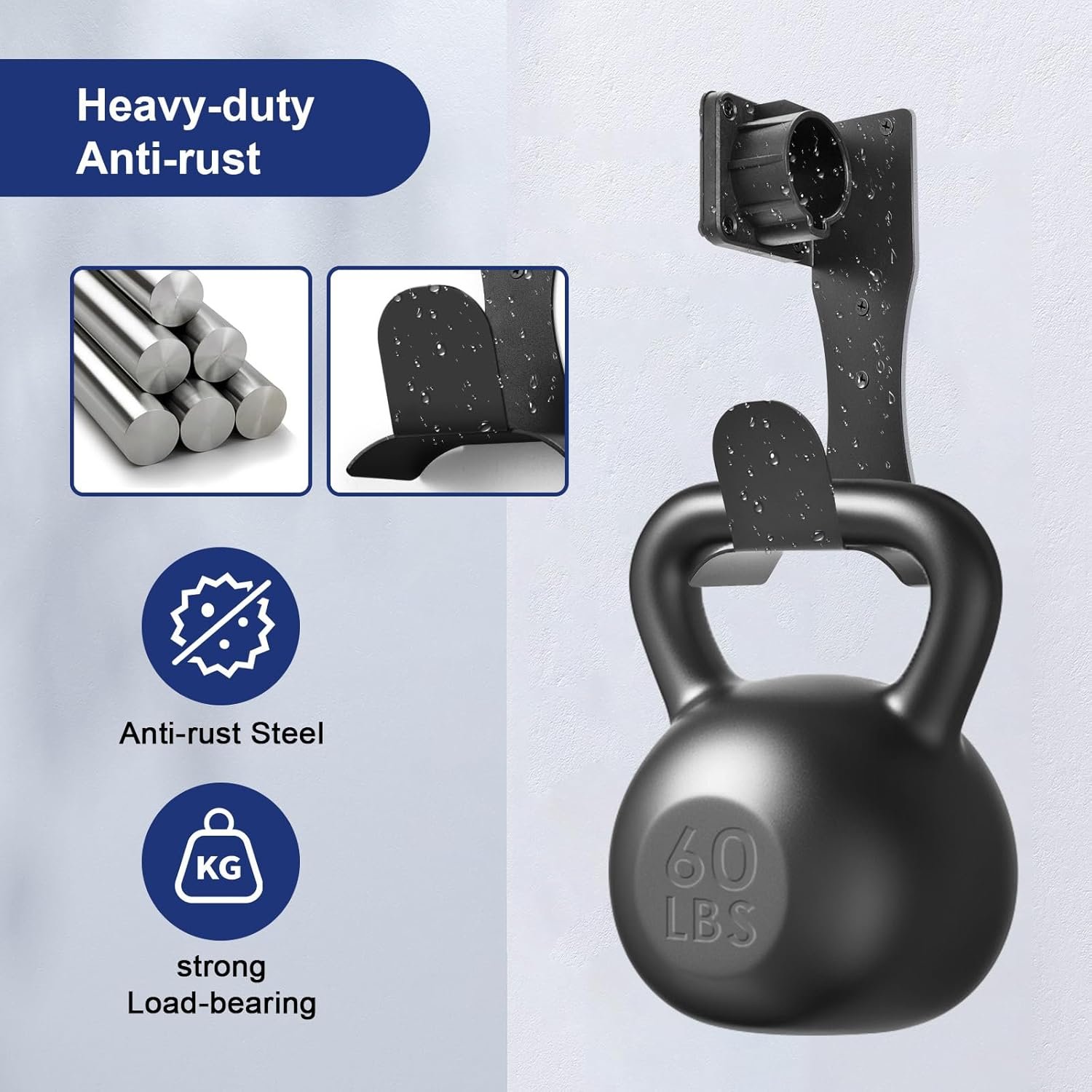 J1772 EV Charger Holder Wall Mount, Flush-Mount EV Cable Organizer | Space-Saving Low-Profile Design Prevents Protrusion Collisions, Arc-Shaped Edges Prevent Cable Damage, Indoor & Outdoor Use - Image 5