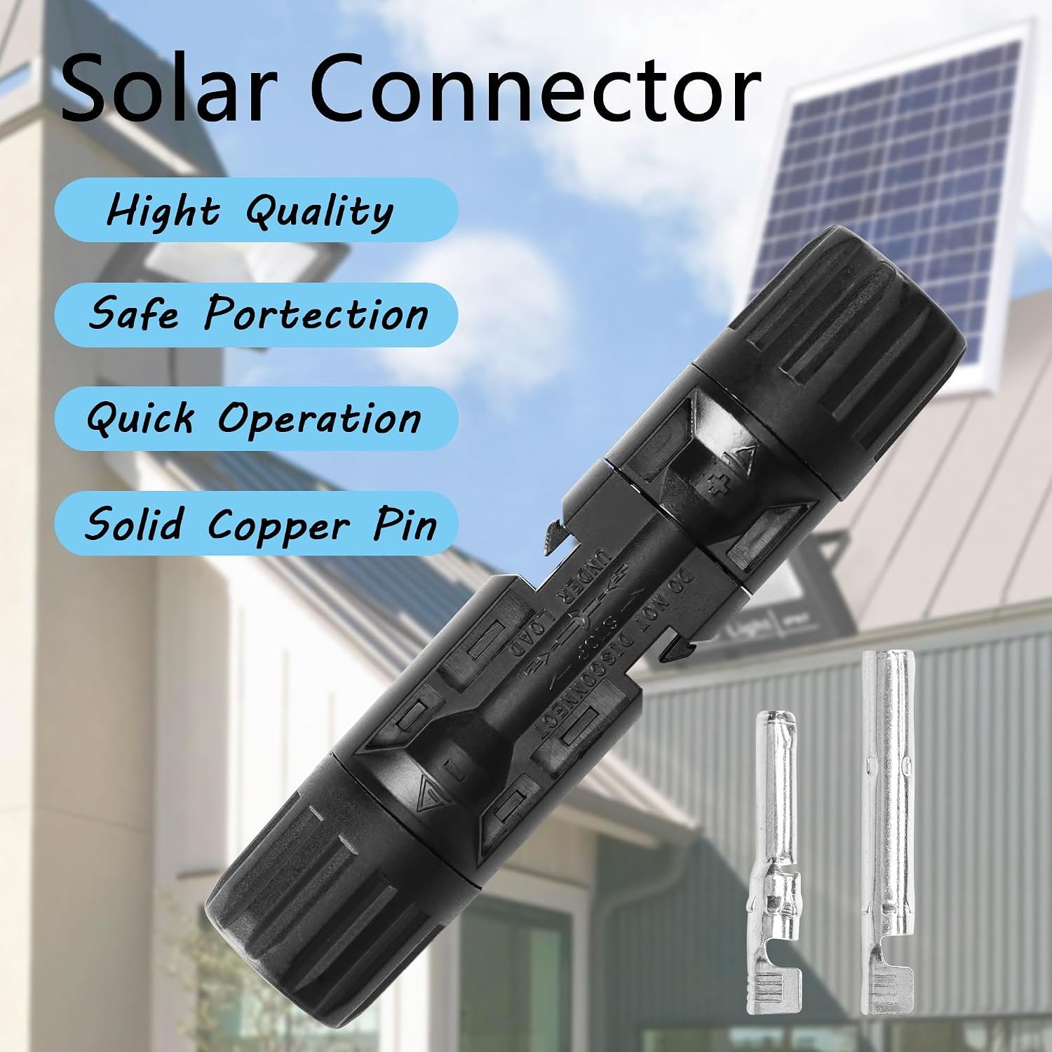 SinLoon 20PCS Solar Connectors 10Pairs IP67 Waterproof Solar Panel Connectors 1000V 30A 10AWG-14AWG Male Female Solar Wire Adapter Connector for 2.5/4/6mm² Solar PV Cable - Image 2
