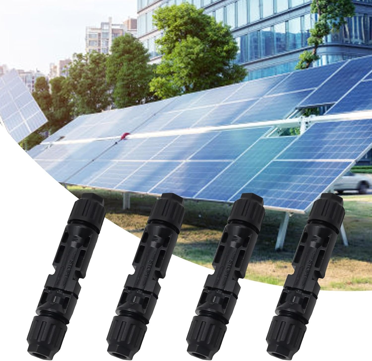 12Pcs Solar Connectors 10AWG for Solar Panel Cable Male and Female with Spanners and Connector Pins for 2.5/4/6mm² Solar PV Wire (12Pcs (6 Pair)) - Image 5