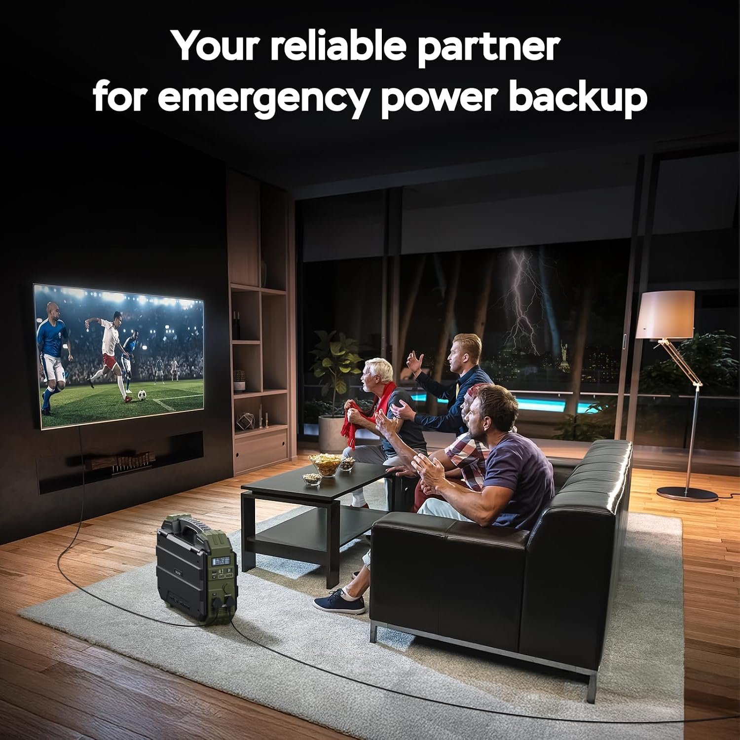 BLAVOR Portable Power Station 1600W (Peak 3200W), Built-in Solar Panel, 1024Wh LiFePO4 Battery, 100W USB-C Fast Charge, Solar Generator for Home Backup, Camping, Power Outages & RV - Image 6