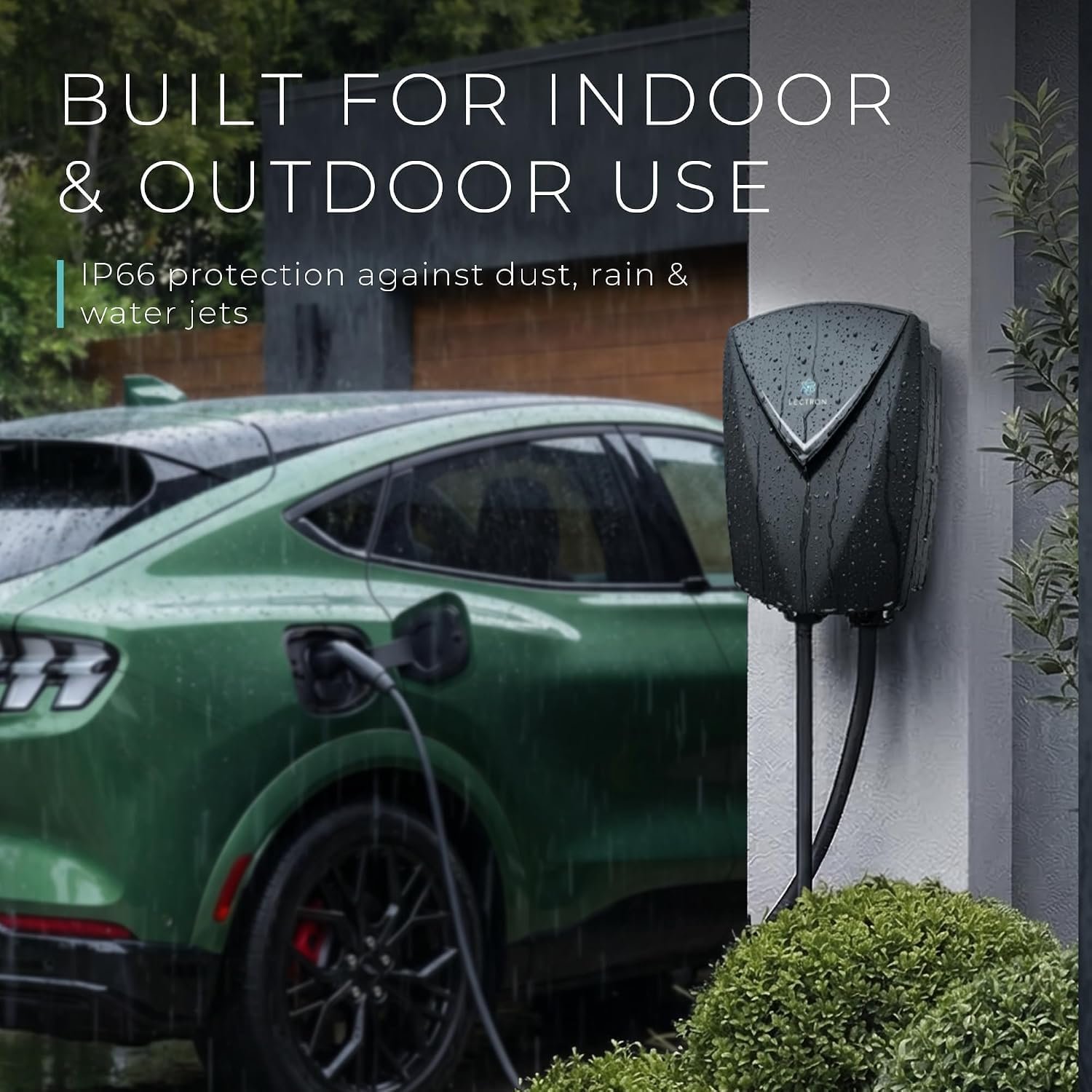 Lectron NACS to CCS Electric Vehicle Adapter with Interlock - (500A/1,000V) & Lectron J1772 Level 2 EV Charger, UL2594 Certified (ETL Listed), 48A 240V Nexus EV Charging Station - Image 7