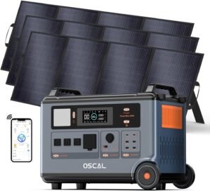 OSCAL PowerMax 6000 Solar Generator...