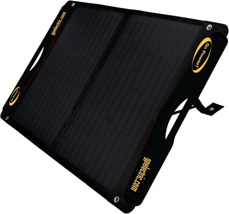 Go Power DuraLite-E 100-Watt Expansion Solar Panel - Built-in USB Charging, Lightweight 10 lbs, Solar Panel for Camping, Tent Trailers, Camper Vans, RVs