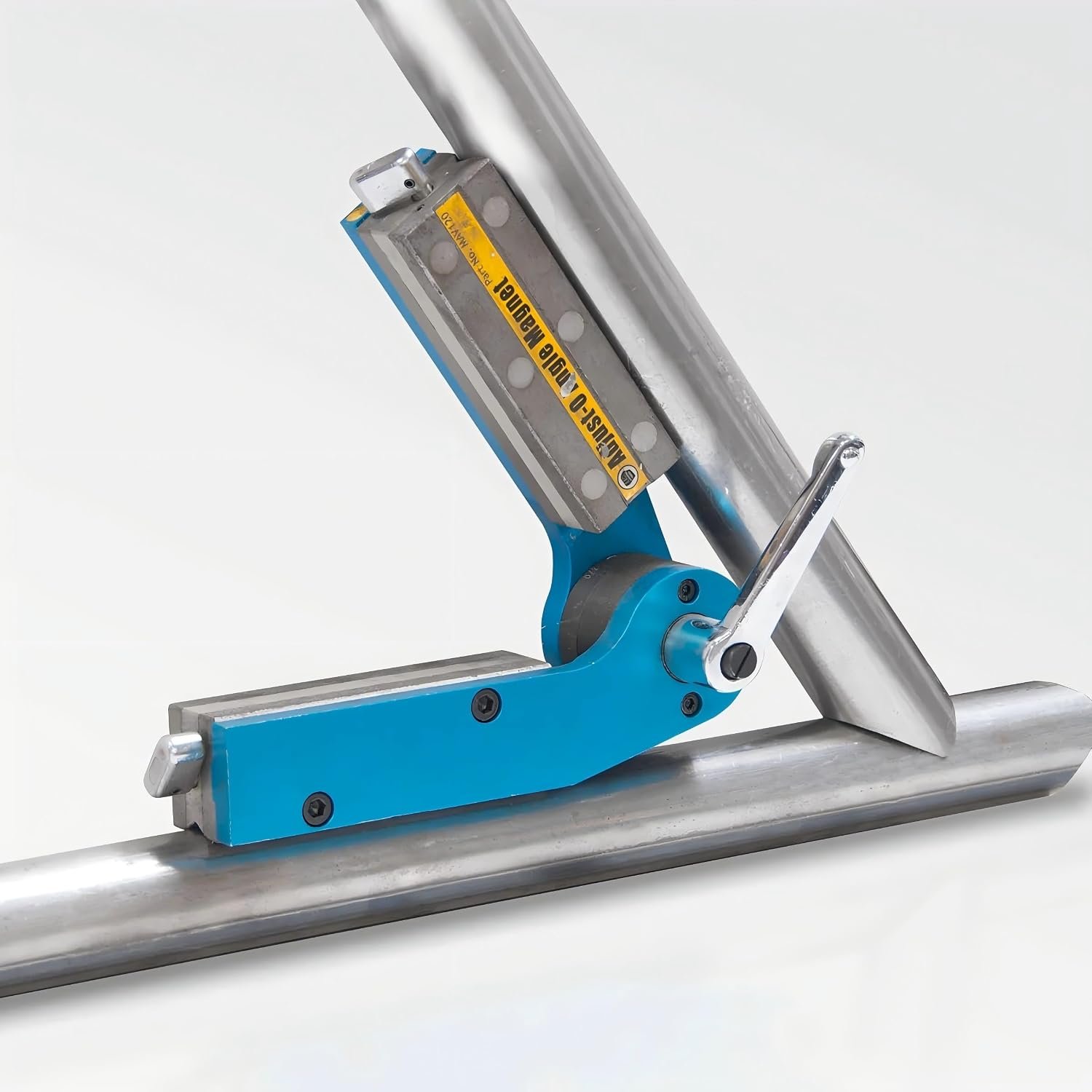 Strong Hand Tools Adjust-O, Magnetic Angle Square, Adjustable 30° – 275°, Two On/Off Switches, Machined Flat Surfaces, V-Groove Surface for Round/Square Tubing, MAV120 - Image 2