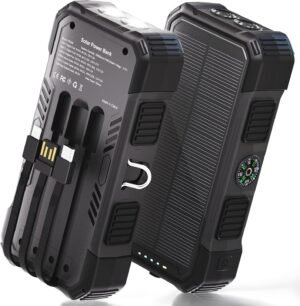 YELOMIN Solar Power Bank Portable C...