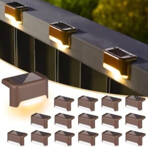 SOLPEX Solar Deck Lights Outdoor 16...