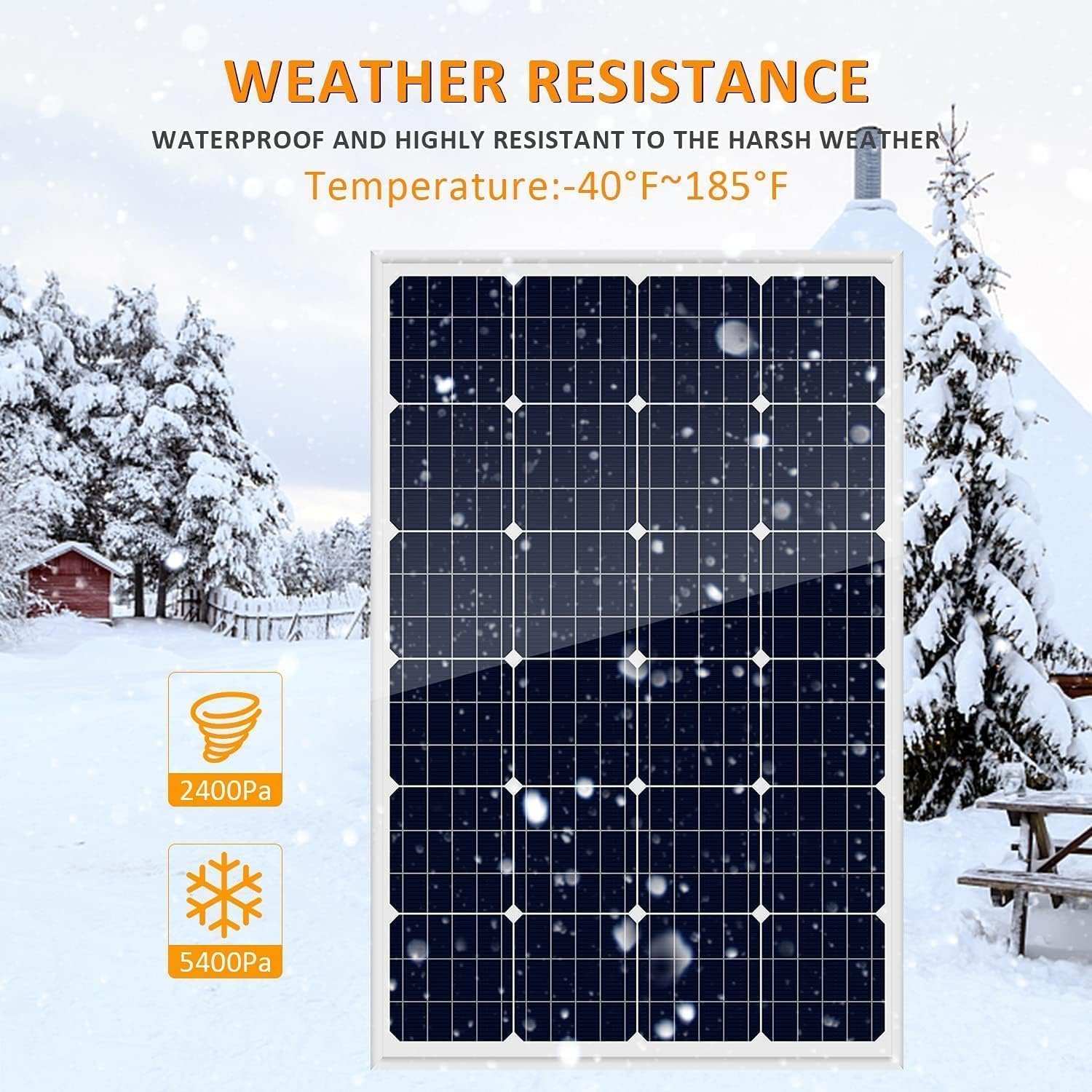 1.92KWH Complete Solar Panel Kit for RV Off Grid Solar System |2x100Ah LiFePO4 Lithium Batteries| 4x120W Mono Rigid Solar Panels |2000W Power Inverter|MPPT Controller|Trailer, Camper, Marine - Image 5