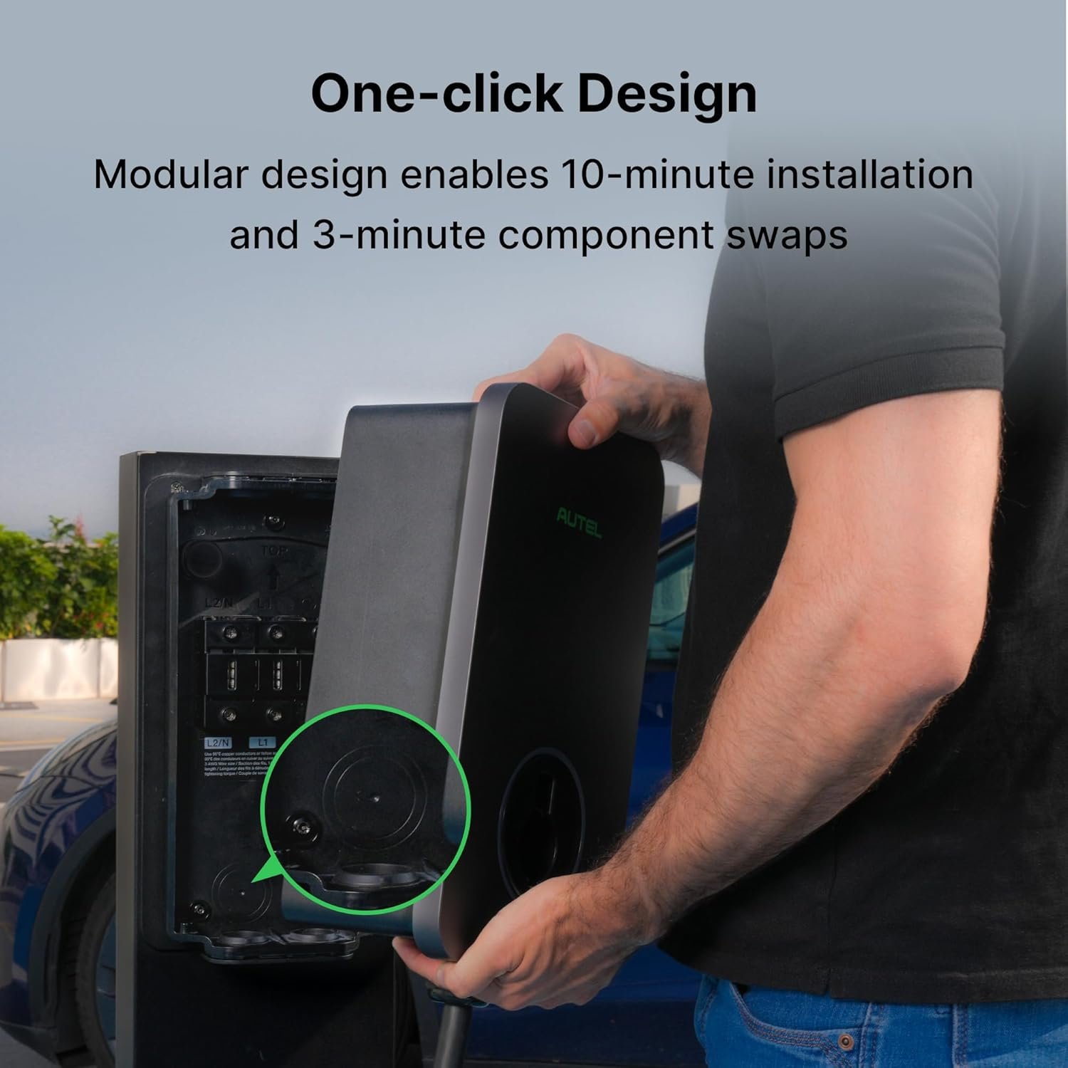 Autel MaxiCharger Level 2 Electric Vehicle (EV) Charger, up to 80 Amp Fast Charging EV Charger Level 2, Integrated Cloud with AI, Indoor/Outdoor Charging Stations J1772, Hardwired - Image 4