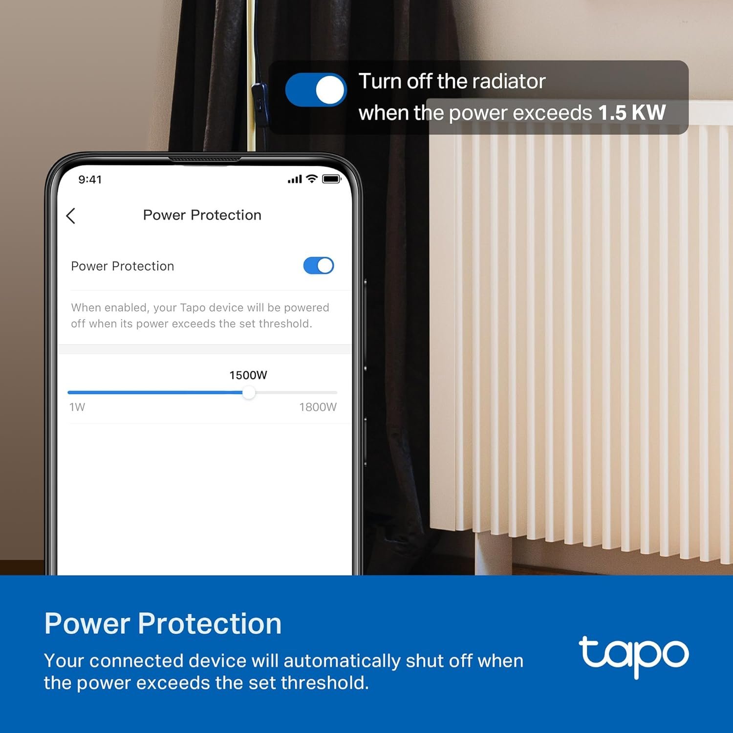 TP-Link Tapo Smart Plug Mini, Matter Compatible, Compatible with Alexa, Google Home & Samsung SmartThings, Energy Monitoring, 15A, UL Certified, 2.4G Wi-Fi Only, Tapo P110M(4-Pack) - Image 7