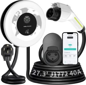 Level 2 EV Charger, 40Amp 9.6KW Fas...