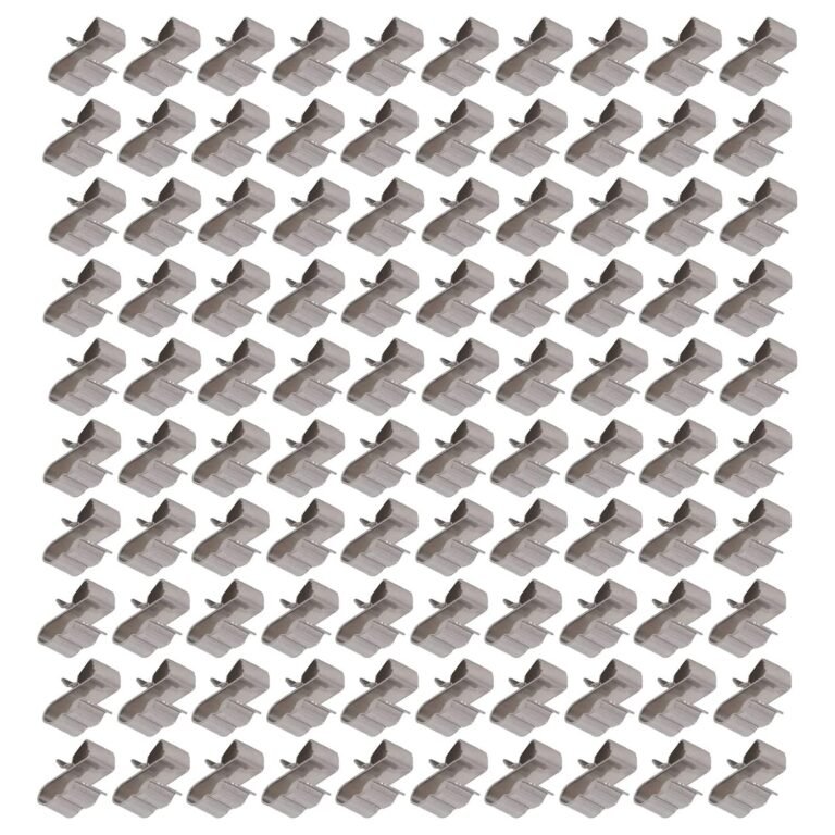 Solar Panel Cable Clips, 100pcs Photovoltaic Cable Clips 304 Stainless Steel Cord Clips Trailer Frame Wire Clamp Clips for PV Wiring Boat Cable