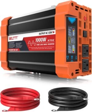 1000Watt Pure Sine Wave Inverter 12...