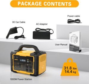 1000W Portable Power Station 1024Wh...