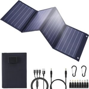 2026Upgrade 40W Foldable Solar Pane...