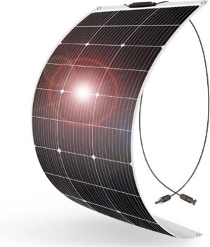 DOKIO 100W Flexible Solar Panel, 18...