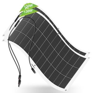 ECO-WORTHY 2pcs 130 Watt (260W) 18B...