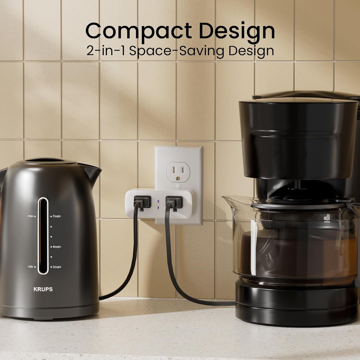 Dual Smart Plug 15A, GHome Smart Plugs Work with Alexa and Google Home, 2-in-1 Compact Smart Outlet Timer with APP Remote Control, 2.4GHz Wi-Fi Only, No Hub Required, FCC Listed, 2 Pack - Image 6