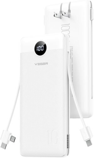 VEGER Portable Charger, 10000mAh Po...