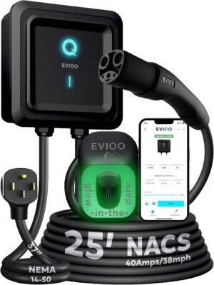Level 2 EV Charger NACS 40A NEMA 14...